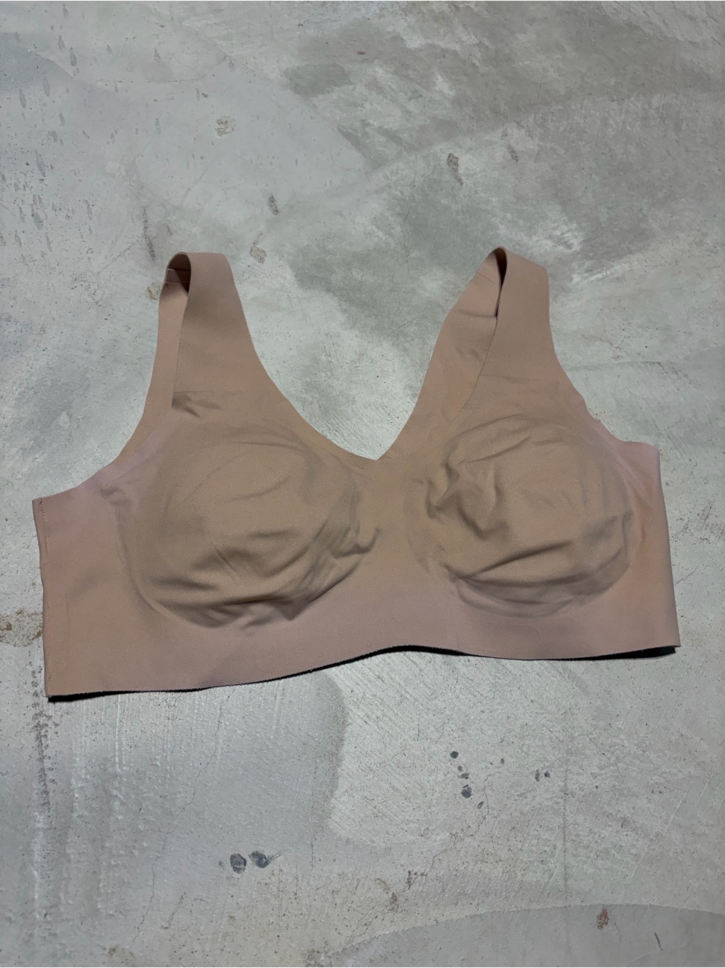 Knix Seamless Pullover Nude Wireless Bra Xxl